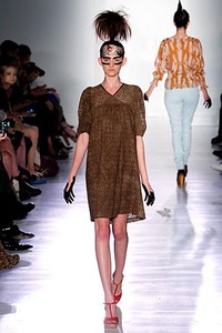 Ivana Helsinki, Spring/Summer 2012. New York Fashion Week Spring/Summer 2012. (Photo by Joe Kohen/Getty Images]
