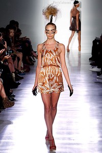 Ivana Helsinki, Spring/Summer 2012. New York Fashion Week Spring/Summer 2012. (Photo by Joe Kohen/Getty Images]