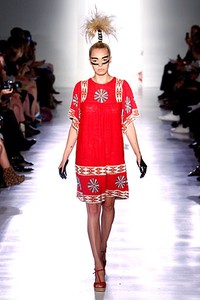 Ivana Helsinki, Spring/Summer 2012. New York Fashion Week Spring/Summer 2012. (Photo by Joe Kohen/Getty Images]