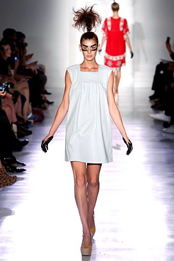 Ivana Helsinki, Spring/Summer 2012. New York Fashion Week Spring/Summer 2012. (Photo by Joe Kohen/Getty Images]