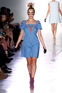 Ivana Helsinki, Spring/Summer 2012. New York Fashion Week Spring/Summer 2012. (Photo by Joe Kohen/Getty Images]