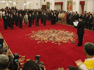 SBY Lantik Menteri Baru