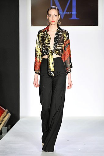 Malan Breton, Fall/Winter 2011. New York Fashion Week 2011. [Photo by Slaven Vlasic/Getty Images]