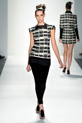 Zang Toi, Spring/Summer 2012. New York Fashion Week Spring/Summer 2012. [Photo by Mike Coppola/Getty Images for Mercedes-Benz Fashion Week]