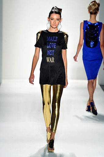 Zang Toi, Spring/Summer 2012. New York Fashion Week Spring/Summer 2012. [Photo by Mike Coppola/Getty Images for Mercedes-Benz Fashion Week]