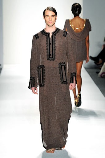 Zang Toi, Spring/Summer 2012. New York Fashion Week Spring/Summer 2012. [Photo by Mike Coppola/Getty Images for Mercedes-Benz Fashion Week]