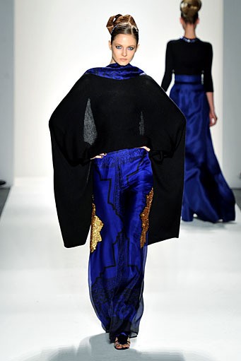 Zang Toi, Spring/Summer 2012. New York Fashion Week Spring/Summer 2012. [Photo by Mike Coppola/Getty Images for Mercedes-Benz Fashion Week]