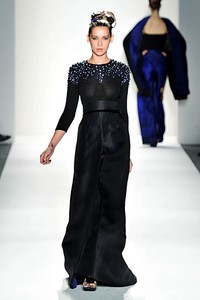 Zang Toi, Spring/Summer 2012. New York Fashion Week Spring/Summer 2012. [Photo by Mike Coppola/Getty Images for Mercedes-Benz Fashion Week]