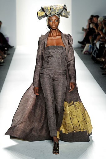 Zang Toi, Spring/Summer 2012. New York Fashion Week Spring/Summer 2012. [Photo by Mike Coppola/Getty Images for Mercedes-Benz Fashion Week]