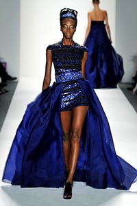 Zang Toi, Spring/Summer 2012. New York Fashion Week Spring/Summer 2012. [Photo by Mike Coppola/Getty Images for Mercedes-Benz Fashion Week]