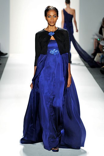 Zang Toi, Spring/Summer 2012. New York Fashion Week Spring/Summer 2012. [Photo by Mike Coppola/Getty Images for Mercedes-Benz Fashion Week]