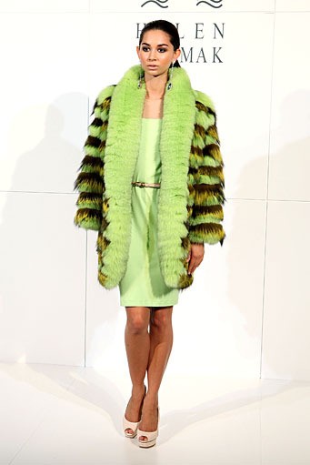 Helen Yarmak, Spring/Summer 2012. New York Fashion Week Spring/Summer 2012. [Photo by Dario Cantatore/Getty Images for Mercedes-Benz Fashion Week]