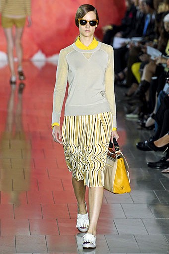 Tory Burch, Spring/Summer 2012. New York Fashion Week Spring/Summer 2012. [Photo by Fernanda Calfat/Getty Images for Mercedes-Benz Fashion Week]