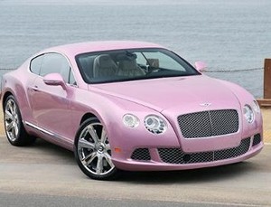 Bentley Merah Muda untuk Kanker
