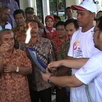 Diarak 75 Atlet, Api SEA Games Singgahi Candi Borobudur