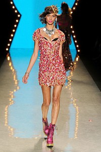 Betsey Johnson, Spring/Summer 2012. New York Fashion Week Spring/Summer 2012. [Photo by Frazer Harrison/Getty Images for Mercedes-Benz Fashion Week]