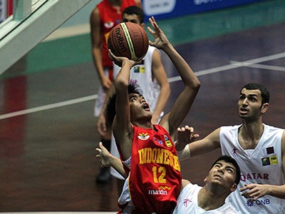 Tim Basket Indonesia U16 Kalahkan Qatar
