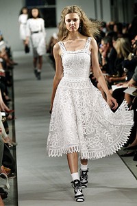 Oscar De La Renta, Spring/Summer 2012. New York Fashion Week Spring/Summer 2012. [Photo by Peter Michael Dills/Getty Images]