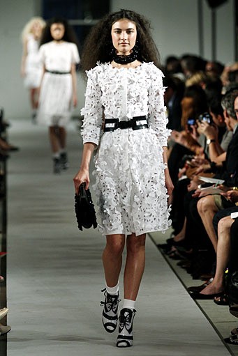 Oscar De La Renta, Spring/Summer 2012. New York Fashion Week Spring/Summer 2012. [Photo by Peter Michael Dills/Getty Images]