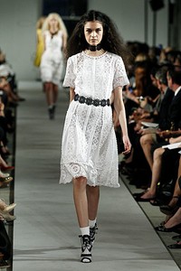 Oscar De La Renta, Spring/Summer 2012. New York Fashion Week Spring/Summer 2012. [Photo by Peter Michael Dills/Getty Images]