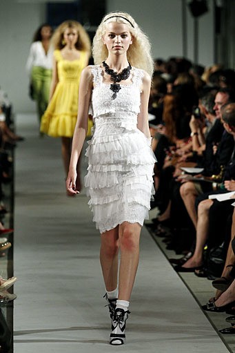 Oscar De La Renta, Spring/Summer 2012. New York Fashion Week Spring/Summer 2012. [Photo by Peter Michael Dills/Getty Images]