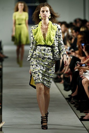 Oscar De La Renta, Spring/Summer 2012. New York Fashion Week Spring/Summer 2012. [Photo by Peter Michael Dills/Getty Images]