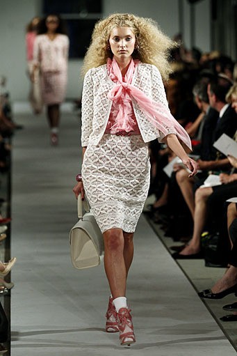 Oscar De La Renta, Spring/Summer 2012. New York Fashion Week Spring/Summer 2012. [Photo by Peter Michael Dills/Getty Images]