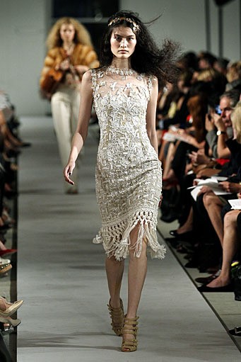 Oscar De La Renta, Spring/Summer 2012. New York Fashion Week Spring/Summer 2012. [Photo by Peter Michael Dills/Getty Images]