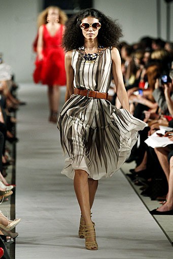 Oscar De La Renta, Spring/Summer 2012. New York Fashion Week Spring/Summer 2012. [Photo by Peter Michael Dills/Getty Images]