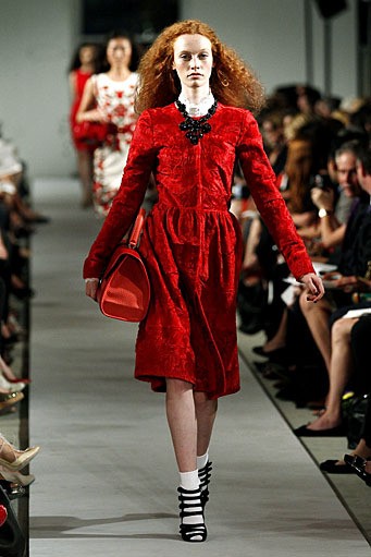 Oscar De La Renta, Spring/Summer 2012. New York Fashion Week Spring/Summer 2012. [Photo by Peter Michael Dills/Getty Images]