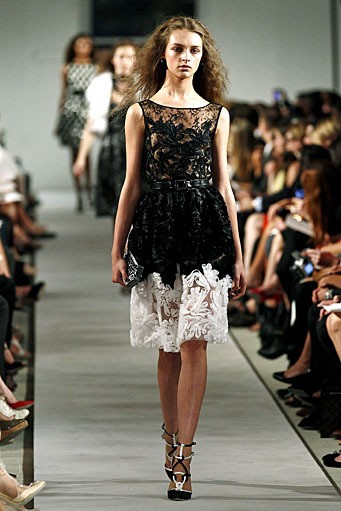 Oscar De La Renta, Spring/Summer 2012. New York Fashion Week Spring/Summer 2012. [Photo by Peter Michael Dills/Getty Images]