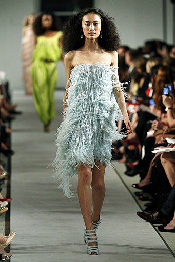 Oscar De La Renta, Spring/Summer 2012. New York Fashion Week Spring/Summer 2012. [Photo by Peter Michael Dills/Getty Images]