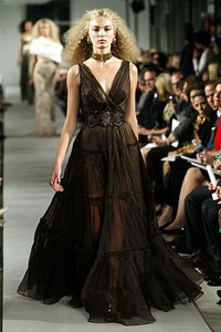 Oscar De La Renta, Spring/Summer 2012. New York Fashion Week Spring/Summer 2012. [Photo by Peter Michael Dills/Getty Images]