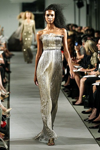 Oscar De La Renta, Spring/Summer 2012. New York Fashion Week Spring/Summer 2012. [Photo by Peter Michael Dills/Getty Images]