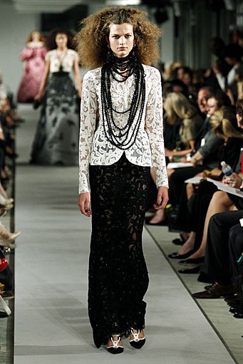 Oscar De La Renta, Spring/Summer 2012. New York Fashion Week Spring/Summer 2012. [Photo by Peter Michael Dills/Getty Images]