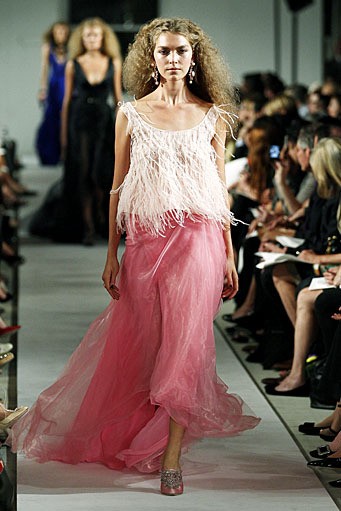 Oscar De La Renta, Spring/Summer 2012. New York Fashion Week Spring/Summer 2012. [Photo by Peter Michael Dills/Getty Images]