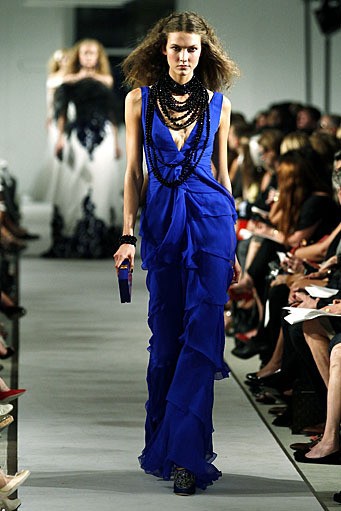 Oscar De La Renta, Spring/Summer 2012. New York Fashion Week Spring/Summer 2012. [Photo by Peter Michael Dills/Getty Images]