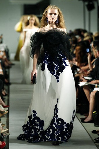 Oscar De La Renta, Spring/Summer 2012. New York Fashion Week Spring/Summer 2012. [Photo by Peter Michael Dills/Getty Images]