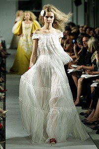 Oscar De La Renta, Spring/Summer 2012. New York Fashion Week Spring/Summer 2012. [Photo by Peter Michael Dills/Getty Images]