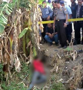 Mayat dengan Leher Terikat di Pohon Pisang Dibunuh Pacarnya Sendiri