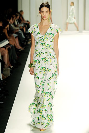 Carolina Herrera, Spring/Summer 2012. New York Fashion Week Spring/Summer 2012. [Photo by Frazer Harrison/Getty Images for Mercedes-Benz Fashion Week]