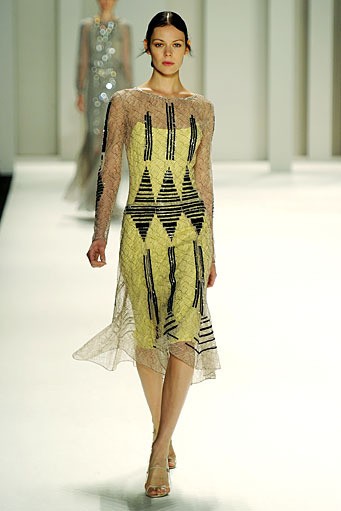 Carolina Herrera, Spring/Summer 2012. New York Fashion Week Spring/Summer 2012. [Photo by Frazer Harrison/Getty Images for Mercedes-Benz Fashion Week]
