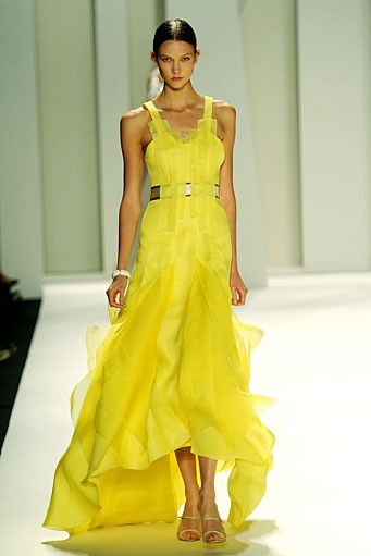 Carolina Herrera, Spring/Summer 2012. New York Fashion Week Spring/Summer 2012. [Photo by Frazer Harrison/Getty Images for Mercedes-Benz Fashion Week]