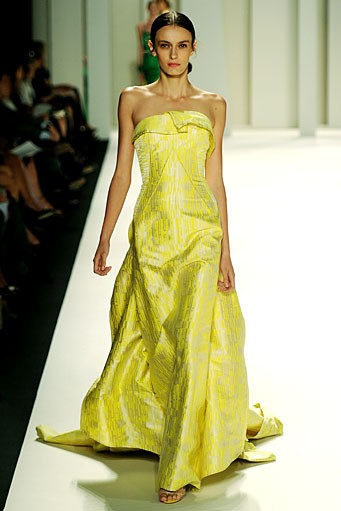 Carolina Herrera, Spring/Summer 2012. New York Fashion Week Spring/Summer 2012. [Photo by Frazer Harrison/Getty Images for Mercedes-Benz Fashion Week]