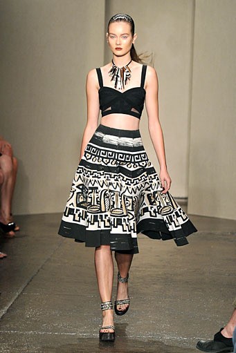 Donna Karan, Spring/Summer 2012. New York Fashion Week Spring/Summer 2012. [Foto: Mike Coppola/Getty Images for Mercedes-Benz Fashion Week]