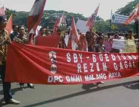 Puluhan Mahasiswa Terobos Upacara Sumpah Pemuda Untuk Berdemo