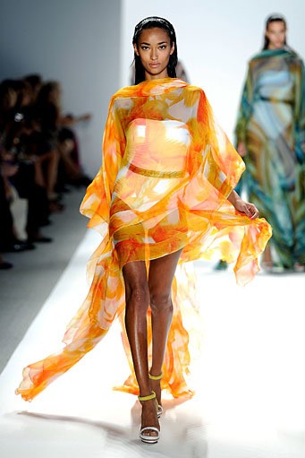 Carlos Miele, Spring/Summer 2012. New York Fashion Week Spring/Summer 2012. [Photo by Fernanda Calfat/Getty Images for Mercedes-Benz Fashion Week]