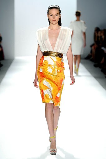 Carlos Miele, Spring/Summer 2012. New York Fashion Week Spring/Summer 2012. [Photo by Fernanda Calfat/Getty Images for Mercedes-Benz Fashion Week]