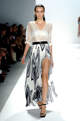 Carlos Miele, Spring/Summer 2012. New York Fashion Week Spring/Summer 2012. [Photo by Fernanda Calfat/Getty Images for Mercedes-Benz Fashion Week]