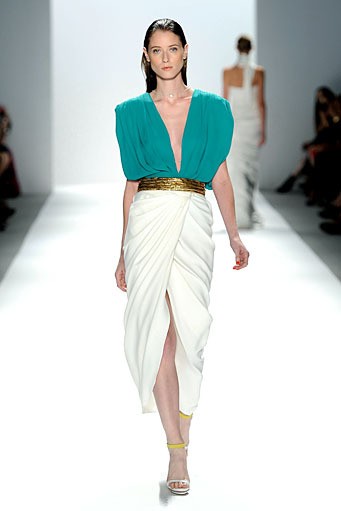 Carlos Miele, Spring/Summer 2012. New York Fashion Week Spring/Summer 2012. [Photo by Fernanda Calfat/Getty Images for Mercedes-Benz Fashion Week]